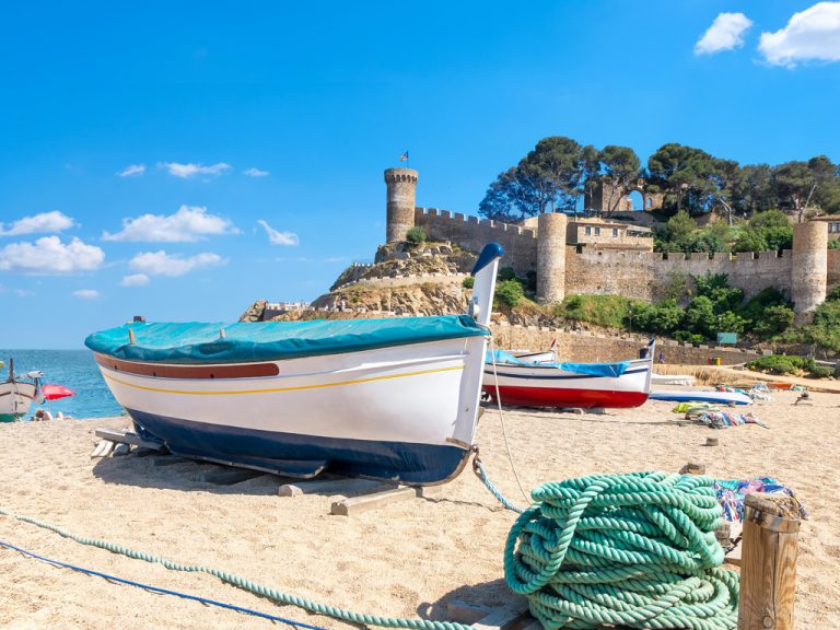 Bateau-Plage-Tossa-de-Mar