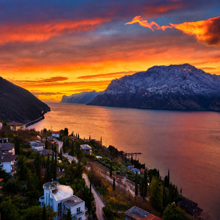 coucher-soleil-lac-de-garde-italie
