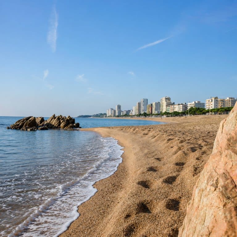 Plage de Platja d’Aro sur la Costa Brava