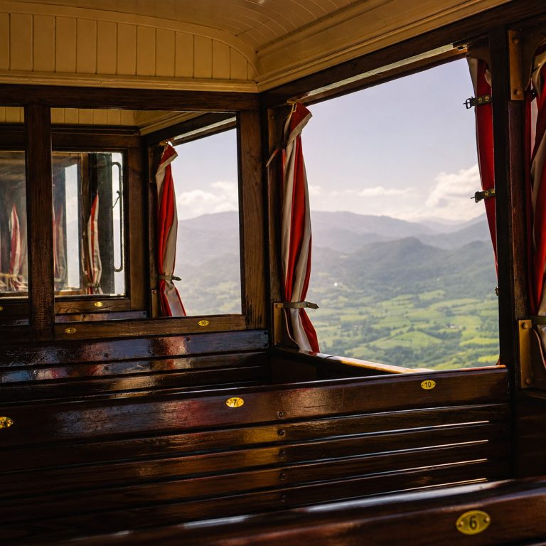 Voyage à bord du train à crémaillère de la Rhune